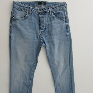 Neuw Lou Slim Men's Jeans Size W30 L32 Light Blue Denim Button Fly