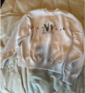 GREAT CONDITION - Alexander Wang - Printed Cotton New York Sweater - Picture 1 of 3