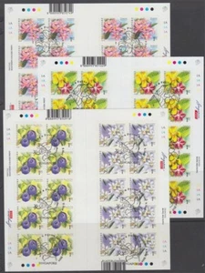 SINGAPUR 2007/10 FLORA S/A HOJAS (x3) USADAS (ID:R61664) - Imagen 1 de 1