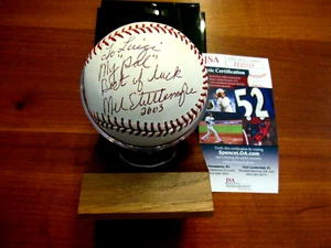 MEL STOTTLEMYRE MY PAL BEST YANKEES SIGNED AUTO 100TH ANNIVERSARY BASEBALL JSA - Picture 1 of 4