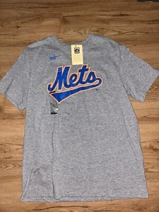 NIKE MENS NEW YORK METS  COOPERSTOWN SCRIPT  T SHIRT SIZE LARGE NWT - Picture 1 of 2