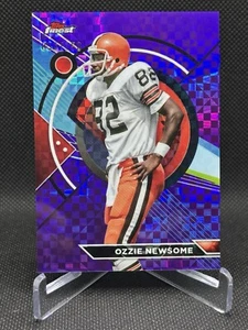 2023 Topps Composite Purple Checkerboard Topps Finest Ozzie Newsome #169 096/150 - Picture 1 of 3