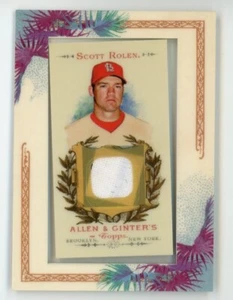 2007 Topps Allen & Ginter's Framed Mini Relics Scott Rolen - Picture 1 of 2