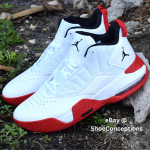 Jordan Stay Loyal White University Red 