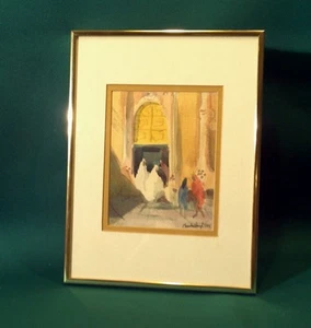 Very Rare - 60'-70's - Charles Baugh - SWS Signature Member -  Watercolor   - Picture 1 of 7