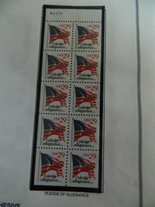 US SC# 2594A Pledge of Allegiance U. S. Flag K1111 - Picture 1 of 1