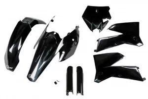 Kunststoff Verkleidung Kit FULL Ktm SX 125 - 250 SXF 250 2005 - 2006 UFO Plast schwarz - Bild 1 von 1