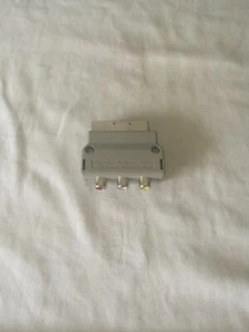 Scart to 3 Phono Sockets Adaptor Audio Visual Convertor - Picture 1 of 2