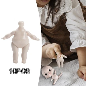 10 Pièces Poupée Corps Nu 2 Pouces 5 Articulations Mobiles Sans - Imagen 1 de 7