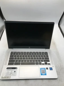 HP ChromeBook 14a-na0031wm 14" Intel Pentium Silver - NO POWER/CRACKED DISPLA-MZ - Picture 1 of 6