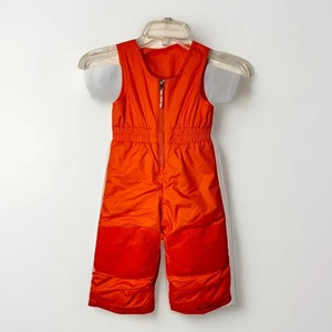 Columbia Baberos de Nieve Niño Pequeño Naranja Mono Pantalones Esquí Snowboard Niñas Talla 2T - Imagen 1 de 7