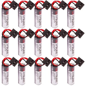 15x ER6V/3.6V 2Ah Battery with JAE5PIN Plug for TOSHIBA Yaskawa ER6VC3N PLC CNC - Picture 1 of 6