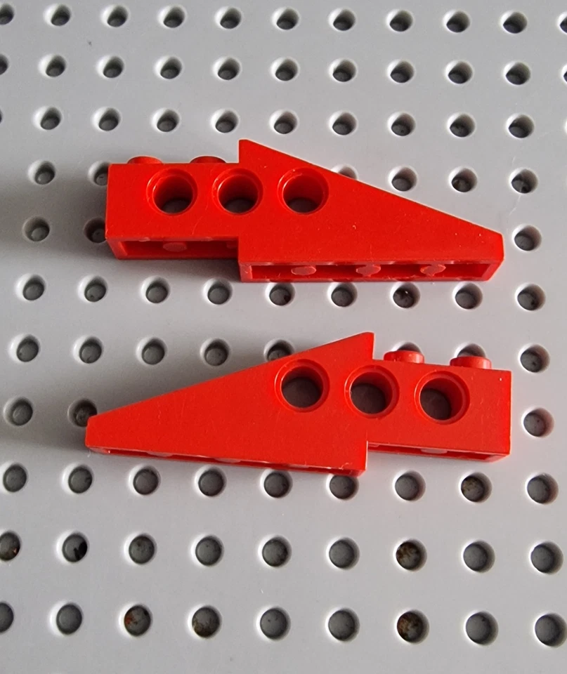 LEGO Technic Schrägstein Keilstein Lochstein 1x6 Rot 2 Stück 2744 A249 - Bild 1 von 1