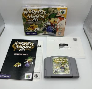 Harvest Moon 64 (Nintendo 64 N64, 1999) Celofán Completo En Caja Original - Imagen 1 de 11