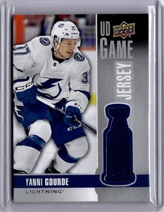 Yanni Gourde UD Game Jersey #GJ-YG 2019-20 Upper Deck Series 1 - Bild 1 von 2