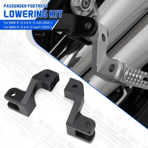 For BMW R12 S FootPegs Riser R 12 nineT R12 G/S Passenger Foot rest Lowering Kit - Picture 1 of 12