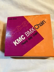 KMC BMX Style Chain 112 — Silver - Vintage - Picture 1 of 4