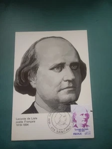 CARTE MAXIMUM - LECONTE DE LISLE - 1978 . - Imagen 1 de 2