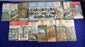 Vintage Road Map Lot 1960's Tank & Oil Stations Standard Oil, Esso, Shell Lot 16 - Bild 1 von 5