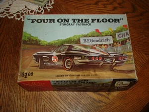 Palmer Plastics Stingray Fastback "Four On The Floor" No. 841 Unbuilt In Open - Picture 1 of 9