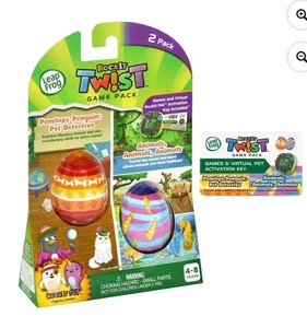 New LeapFrog Rockit Twist Game Pack 2 Games Dinosaur Discoveries  Banzai Beans - Picture 1 of 1