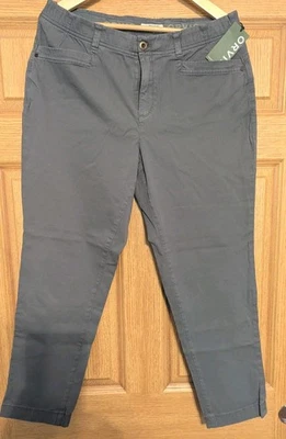 NWT Orvis‎ Women’s Everyday Chino Pants - Gray - Size 14 — 第 1/4 张图片
