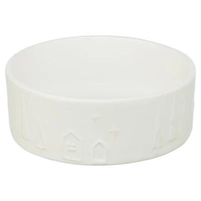 Trixie Xmas Keramiknapf weiß für Hunde mit Weihnachtsmotiven festlicher Stil - Bild 1 von 3