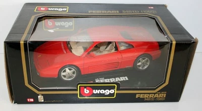 BURAGO 1/18 3039 FERRARI 348TB 1989 RED - Image 1 of 2