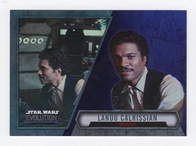 2016 Topps Star Wars Evolution Lando Calrissian #64 Purple Lightsaber   - Image 1 of 2