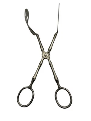 Pinças para salada folheadas a prata EP Zing da Itália 9 meias em servir - Imagem 1 de 4