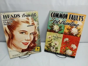 Lot of 2=W. Foster Instructional Drawing & Painting Books = Vintage/Paperback - Picture 1 of 16