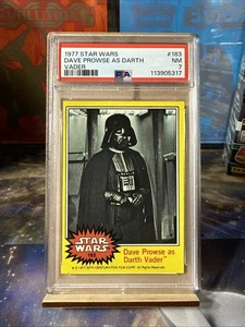 1977 Topps Star Wars Dave Prowse As Darth Vader No. 183 PSA 7 - Picture 1 of 2