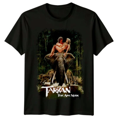 GIFTSVOLT Tarzan the Ape Man (1981) Movie Poster Inspired T-Shirt Retro 80s Tee Unisex