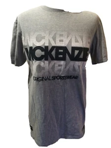 McKENZIE Grey T-shirt U.K. Small 35-37” Chest Crew Neck T4933 - Picture 1 of 6