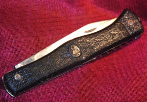 Bird emblem Multifunctional Soviet Folding Poket Knife Original about 70's - Picture 1 of 11