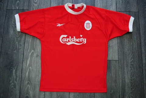SIZE M LIVERPOOL 1998 1999 2000 HOME FOOTBALL SHIRT RETRO REEBOK JERSEY VINTAGE Cover