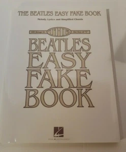 BEATLES EASY FAKE BOOK MELODY, LYRICS, AND SIMPLIFIED CHORDS FOR **Excellent** - Imagen 1 de 4