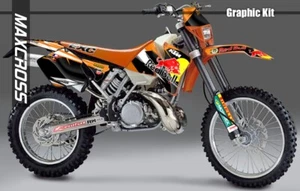MAXCROSS GRAPHIC KIT FOR EXC XCW SX SXF four stroke and two stroke ENDURO MX NH2 - Picture 1 of 2