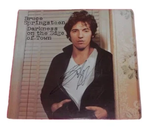 BRUCE SPRINGSTEEN SIGNIERTE DUNKELHEIT AM RANDE DER STADT VINYL-LP *PROOF* - Bild 1 von 3