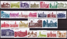 South Africa 1982/87 Architecture Definitive set of 25 unhinged mint