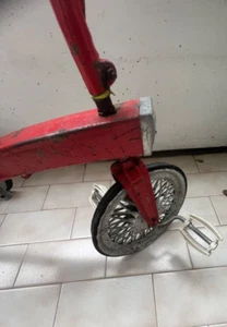 🔴 GIORDANI triciclo rosso funzionante ORIGINALE da restauro anni 1960 vintage - Imagen 1 de 10