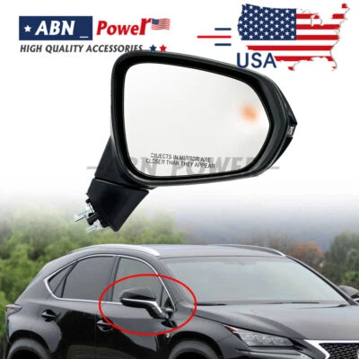 For 2018-2021 Lexus NX200t NX300 300h Heated Blind Spot Mirror Memory Right Side Foto 1 de 4