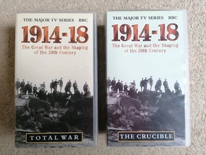 1914-18 The Great War and the Shaping of the 20th Century - VHS 4 Tape Box Set - Picture 1 of 8
