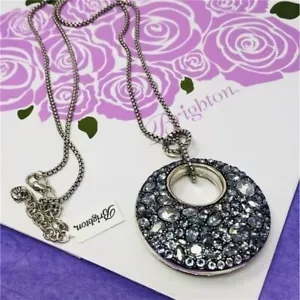 Brighton Trust Your Journey Blue Crystal convertible necklace NWT $158 - Picture 1 of 5