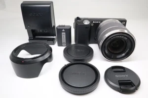 Sony α Alpha NEX-5 Black Camera + E 18-55mm F/3.5-5.6 OSS from Japan (f01855) - Picture 1 of 10