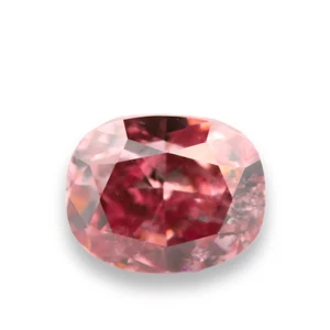 Diamante Rosa Profundo - 0.37ct Natural Suelto Elegante Rosa Profundo Color Fuerte GIA Ovalado - Imagen 1 de 8