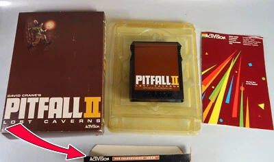 ColecoVision: PITFALL II 2 Lost Caverns w/FLIP Open Box & MORE! Tested & WORKS! - Image 1 of 4