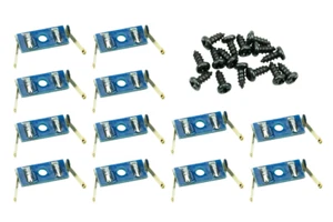 DCC Concepts DCF-WP12 - 12 pastillas limpiaparabrisas y astillas calibre 00 P. bronce + poste Plus - Imagen 1 de 9