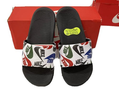 Sandalo Nike Solar Soft Kawa Slide SE JDI taglia 6 anni Squeeze Me multicolore