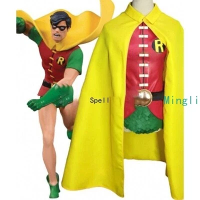 Marvel Comics Batman Robin Cosplay Costume Halloween Stage Show Men Women New - Image 1 of 4